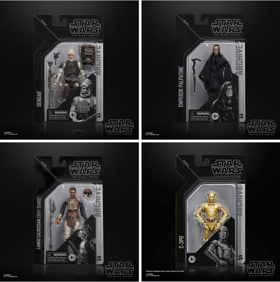 Star Wars The Black Series Archive Collection Action Figure Bundle, Infinity Collectables