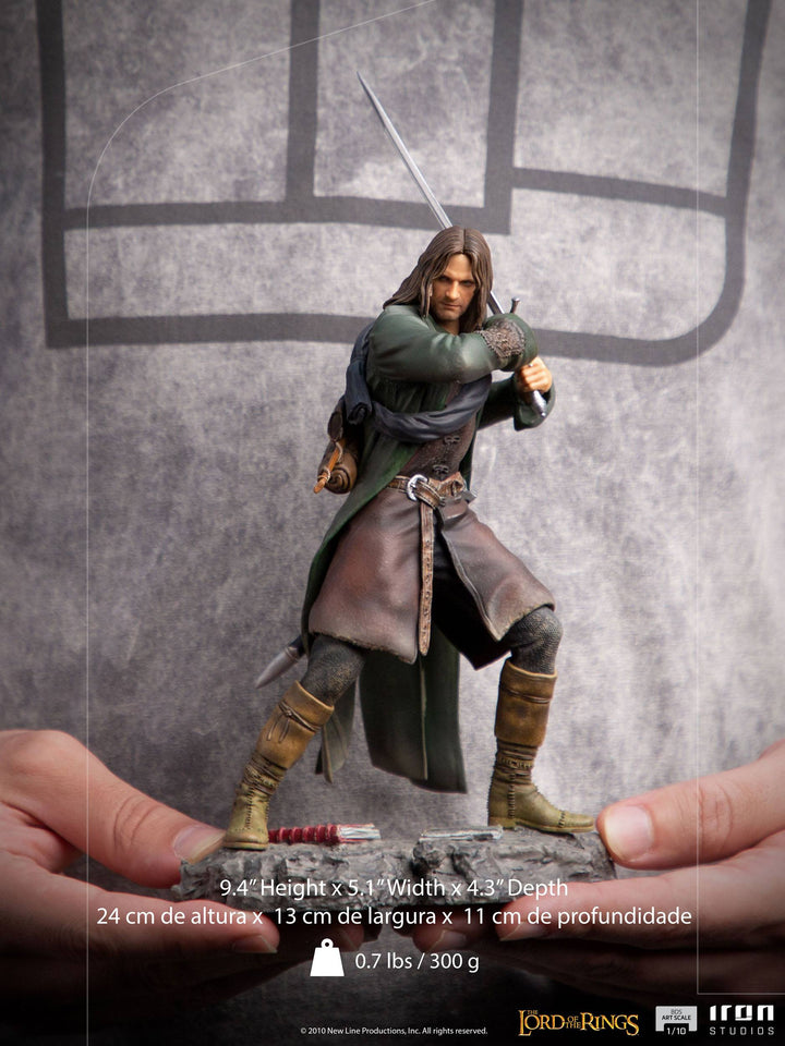 Iron Studios BDS Art Scale Statue 1-10  Scale Lord Of The Rings Aragon, Infinity Collectables