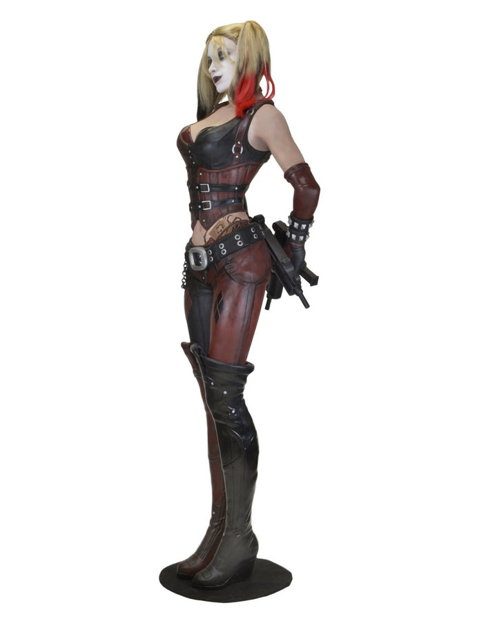NECA Batman Arkham City Life Size Harley Quinn Foam Replica - Infinity Collectables