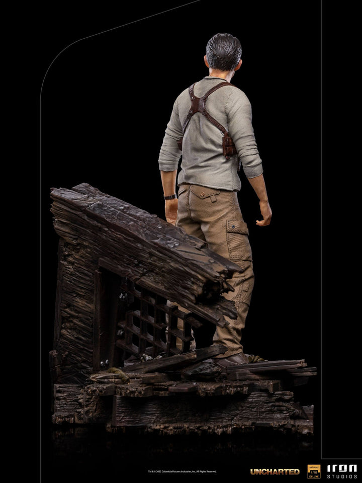 Iron Studios 1-10 BDS Deluxe Art Scale Statue Uncharted Nathan Drake, Infinity Collectables
