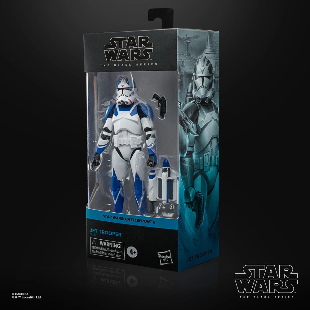 Hasbro Star Wars The Black Series Gaming Greats Jet Trooper 6 Inch Action Figure, Infinity Collectables