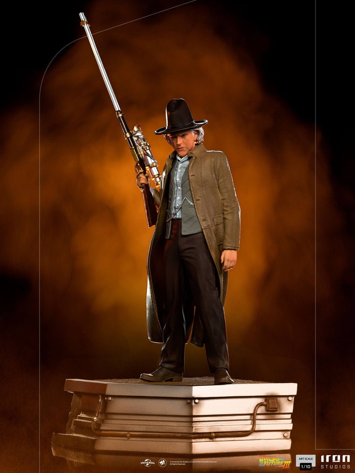 Iron Studios Back to the Future III Art Scale Statue 1-10 Doc Brown, Infinity Collectables