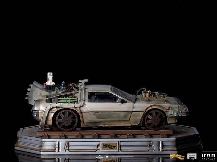 Iron Studios Back to the Future III Art Scale Statue 1-10 DeLorean, Infinity Collectables