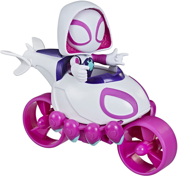 Marvel Spidey and His Amazing Friends Ghost Spider Copter Cycle, Infinity Collectables