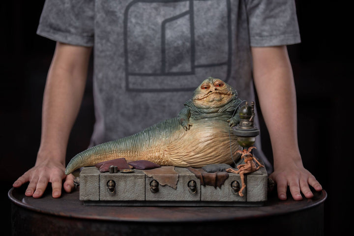 Iron Studios Star Wars Deluxe Art Scale Statue 1-10 Jabba The Hutt, Infinity Collectables