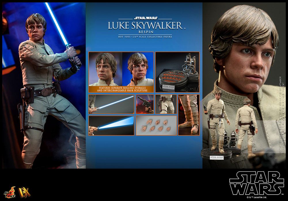 Hot Toys Star Wars: The Empire Strikes Back - Luke Skywalker (Bespin) 1-6 - Infinity Collectables