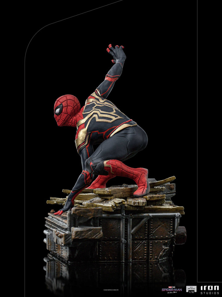 Iron Studios Spider-Man No Way Home Deluxe Statue 1/10 Scale Spider-Man Peter #1 - Infinity Collectables