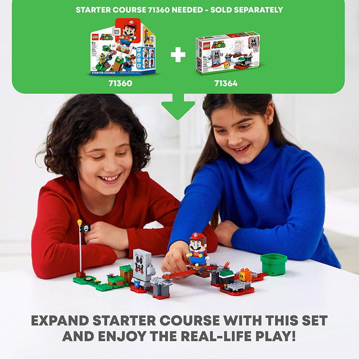 LEGO 71364 Super Mario Whomp's Lava Trouble Expansion Set, Infinity Collectables