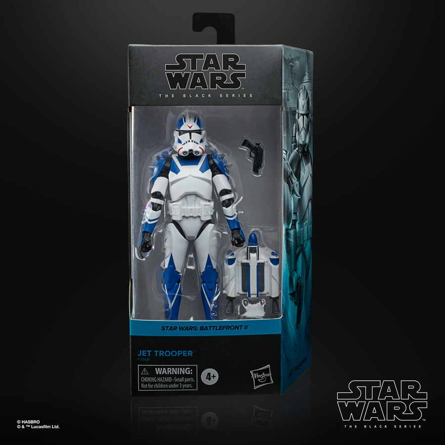 Hasbro Star Wars The Black Series Gaming Greats Jet Trooper 6 Inch Action Figure, Infinity Collectables