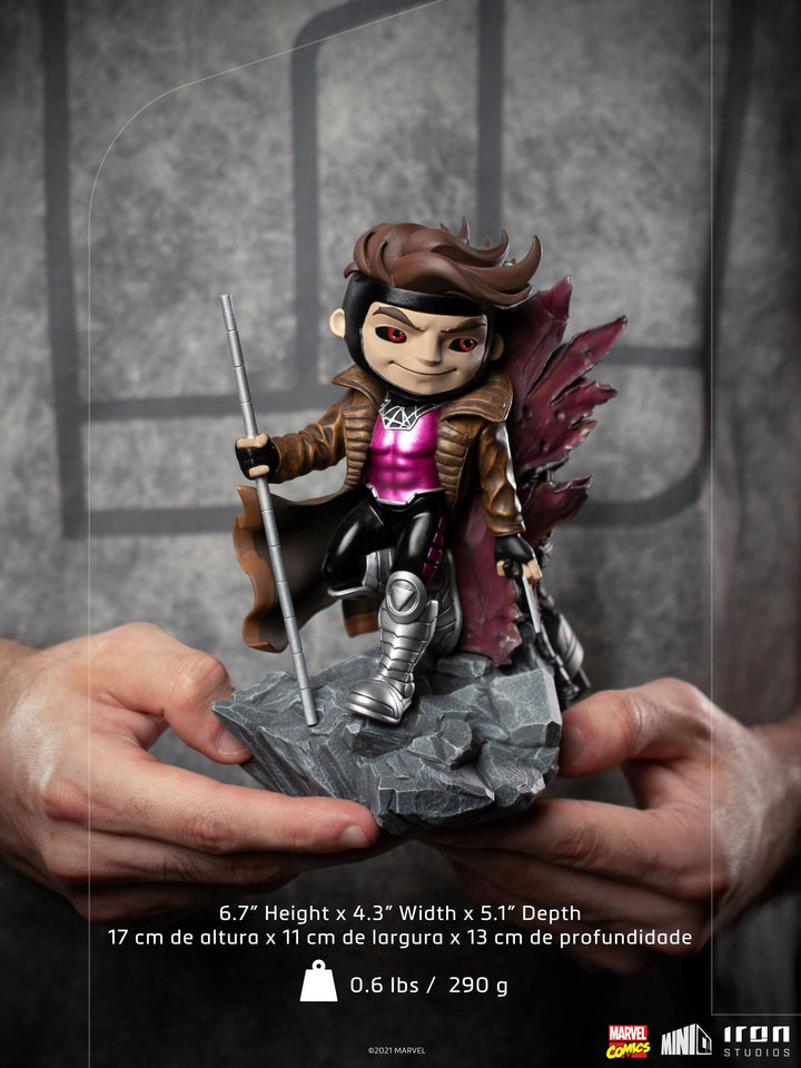 Iron Studios Marvel Comics Mini Co. Deluxe PVC Figure Gambit (X-Men), Infinity Collectables