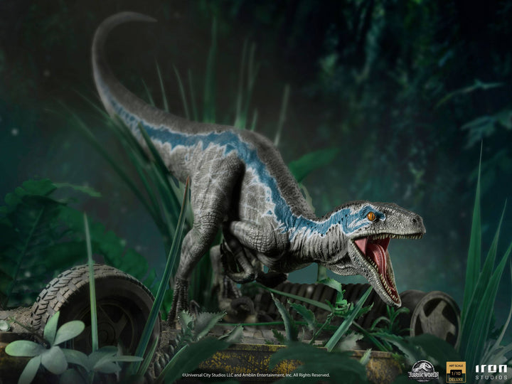Iron Studios Jurassic World Fallen Kingdom Deluxe Art Scale Statue 1-10 Blue - Infinity Collectables