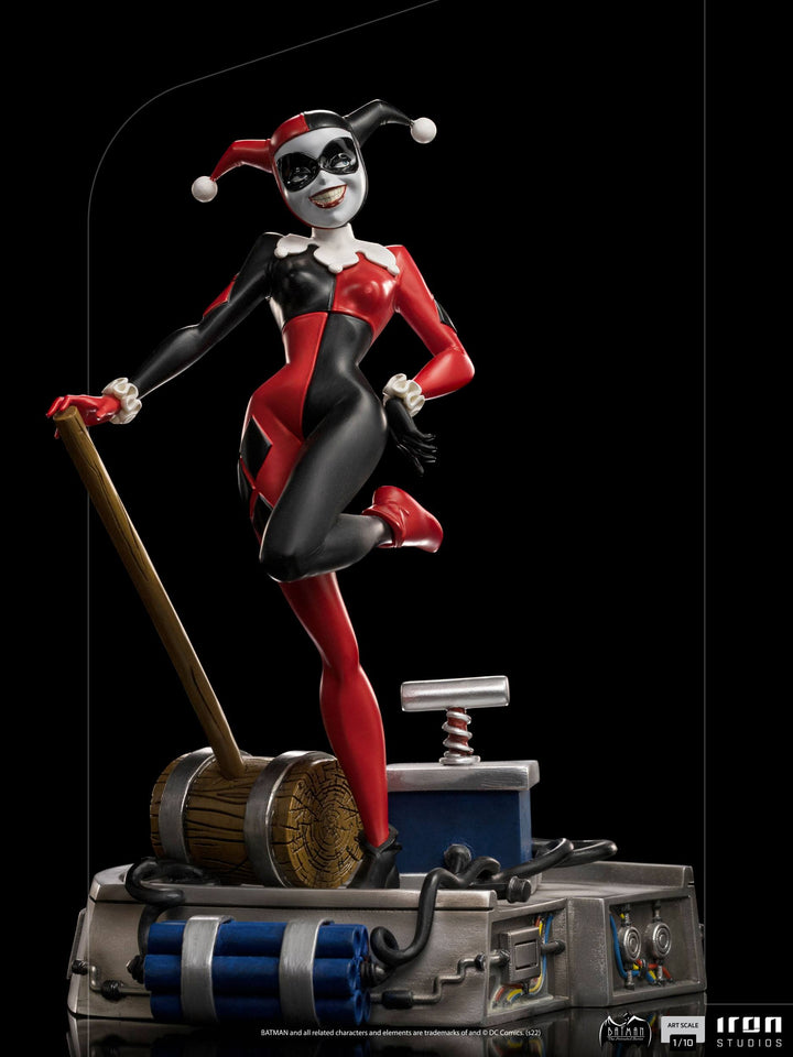 Iron Studios DC Batman The Animated Series Art Scale Statue 1-10 Harley Quinn, Infinity Collectables
