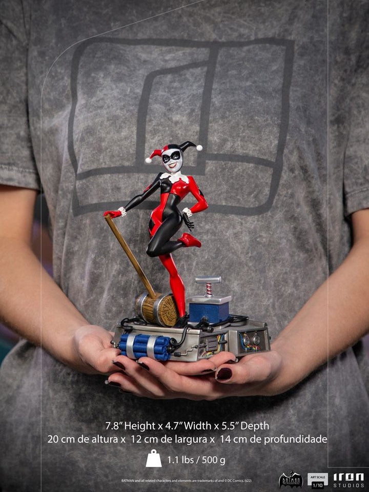 Iron Studios DC Batman The Animated Series Art Scale Statue 1-10 Harley Quinn, Infinity Collectables