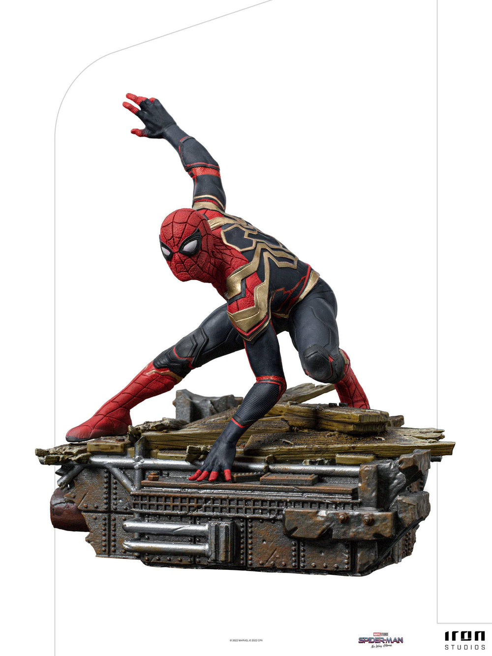 Iron Studios Spider-Man No Way Home Deluxe Statue 1/10 Scale Spider-Man Peter #1 - Infinity Collectables