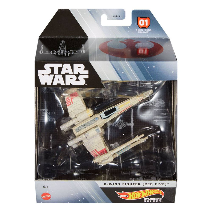 Star Wars 2022 Hot Wheels Starships Select Diecast Vehicle Red Five X-Wing - Infinity Collectables