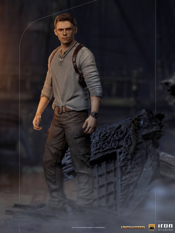Iron Studios 1-10 BDS Deluxe Art Scale Statue Uncharted Nathan Drake, Infinity Collectables