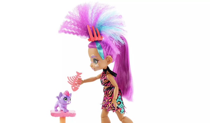 Cave Club Wild About Cats Playset & Roaralai Doll, Infinity Collectables