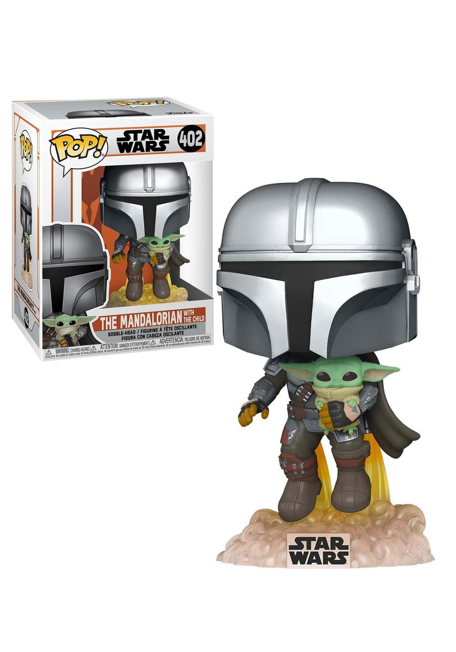 Star Wars The Mandalorian Figure Mando Flying with Jet Pack Funko Pop!, Infinity Collectables