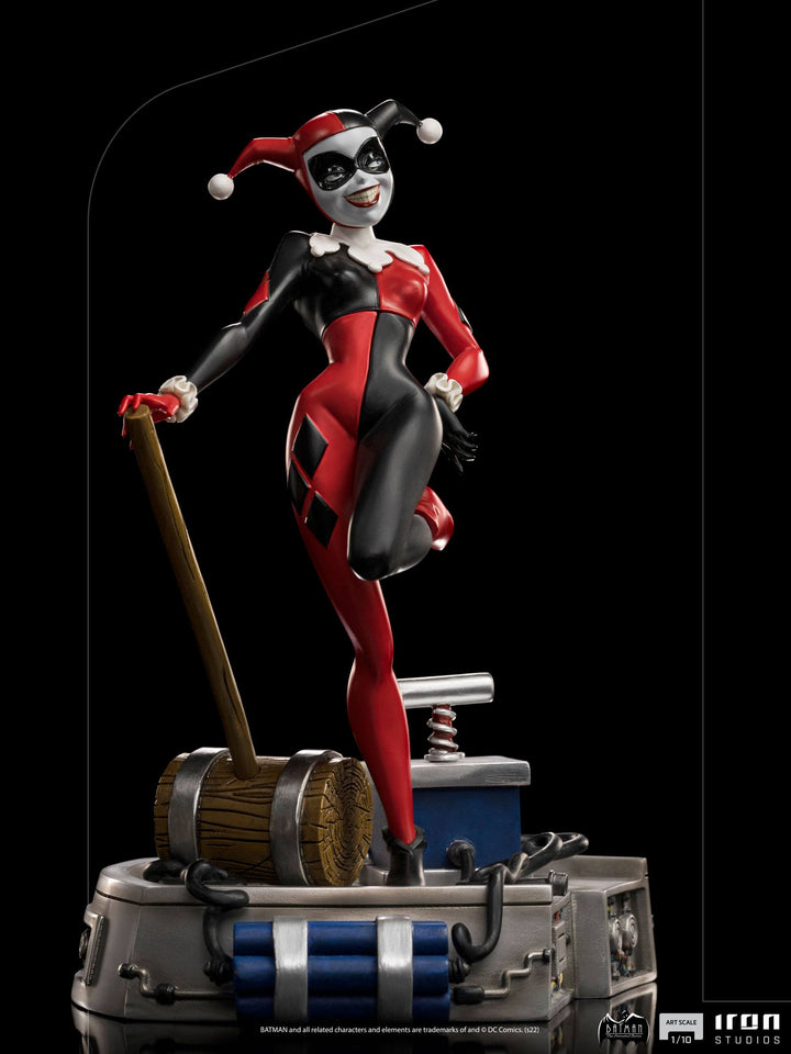 Iron Studios DC Batman The Animated Series Art Scale Statue 1-10 Harley Quinn, Infinity Collectables