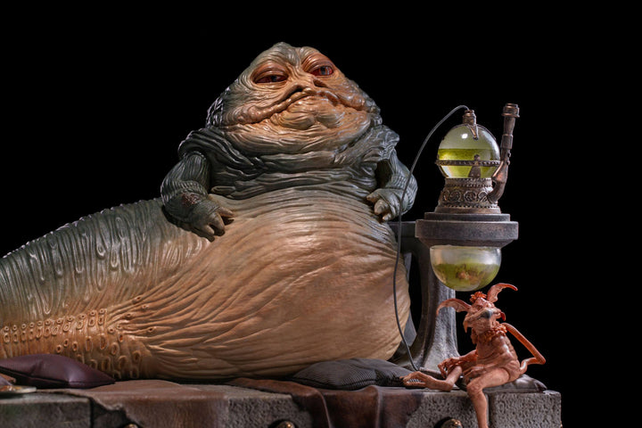 Iron Studios Star Wars Deluxe Art Scale Statue 1-10 Jabba The Hutt, Infinity Collectables