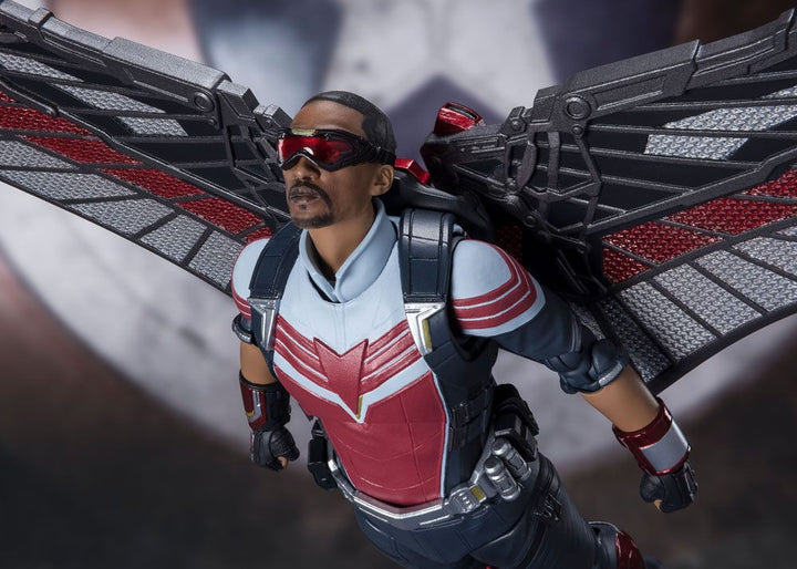 The Falcon and the Winter Soldier S.H. Figuarts Falcon Action Figure, Infinity Collectables