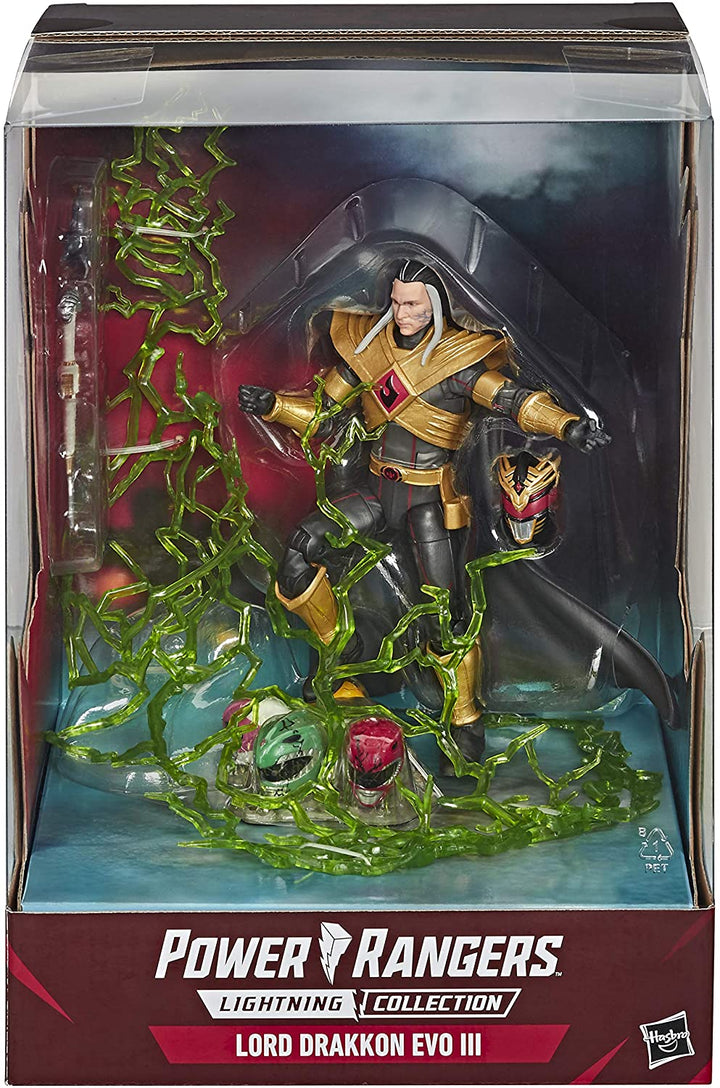 Power Rangers Lightning Collection Mighty Morphin Lord Drakkon Evo III Figure, Infinity Collectables