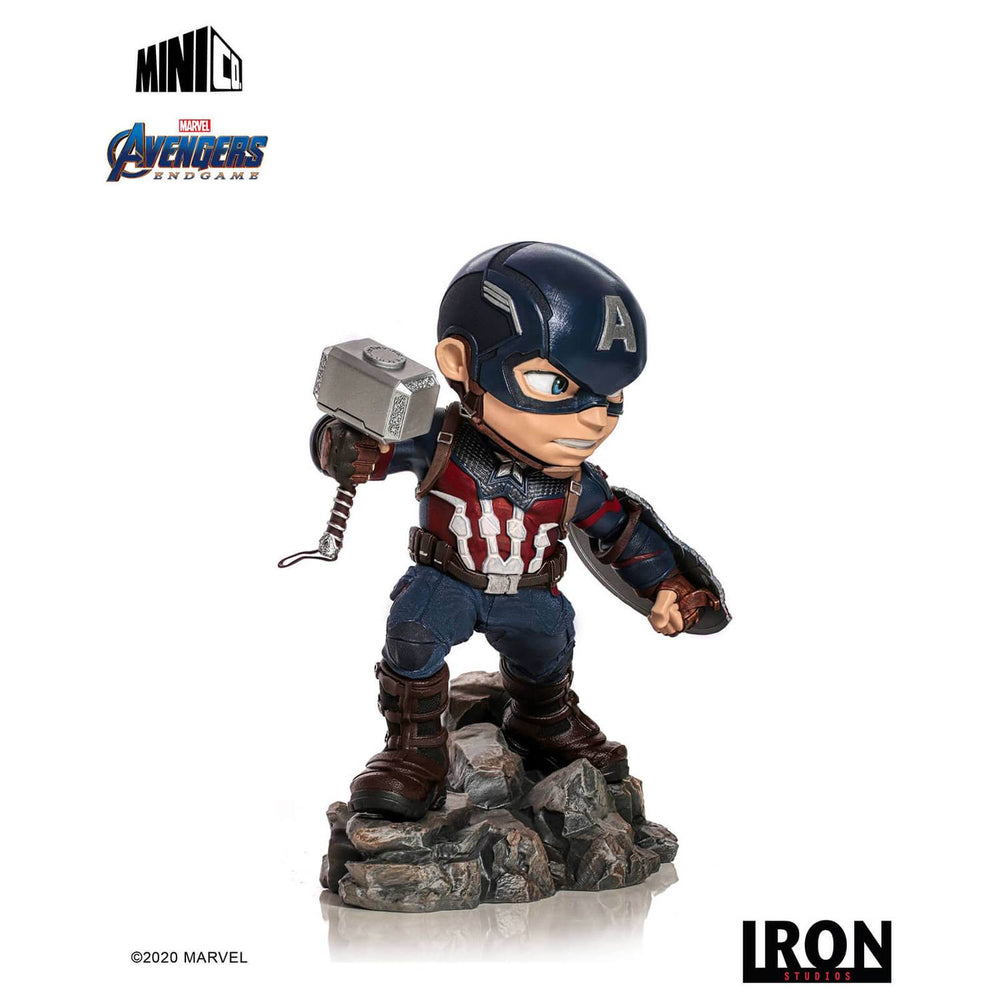Iron Studios Marvel Avengers Endgame Mini Co. Figure Captain America, Infinity Collectables