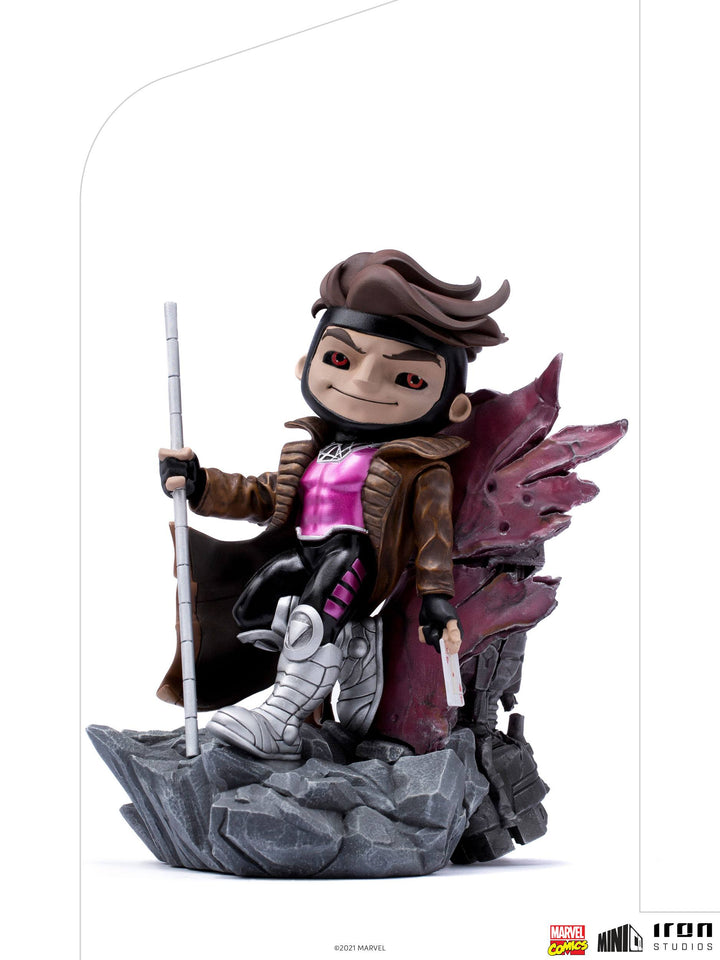 Iron Studios Marvel Comics Mini Co. Deluxe PVC Figure Gambit (X-Men), Infinity Collectables