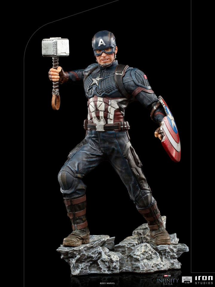 Iron Studios The Infinity Saga BDS Art Scale Statue 1/10 Captain America - Infinity Collectables