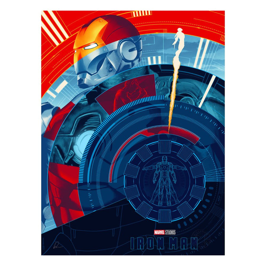 Limited Edition Marvel Art Print Iron Man 46 x 61 cm - Unframed, Infinity Collectables