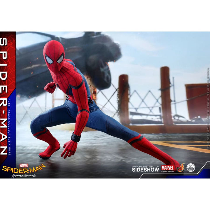 Hot Toys Spider-Man Homecoming 1/4 Scale Figure Spider-Man - Infinity Collectables