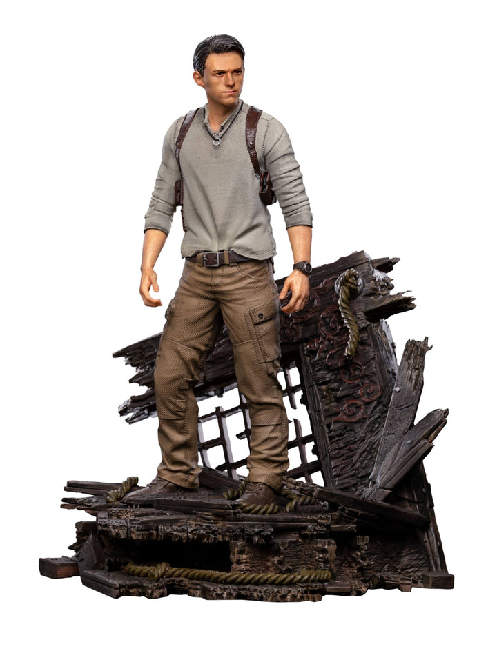 Iron Studios 1-10 BDS Deluxe Art Scale Statue Uncharted Nathan Drake, Infinity Collectables