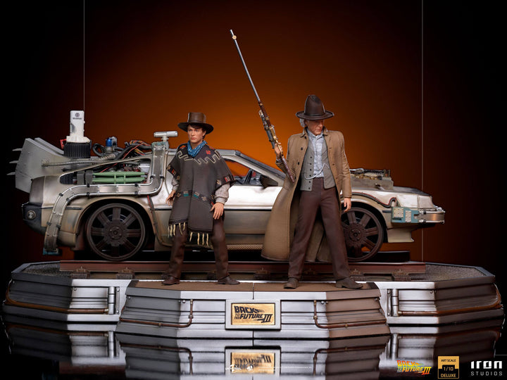 Iron Studios Back to the Future III Art Scale Statues 1-10 Full Set Deluxe, Infinity Collectables