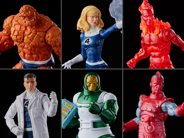 Marvel Legends Retro Collection Fantastic Four Complete Bundle (6), Infinity Collectables