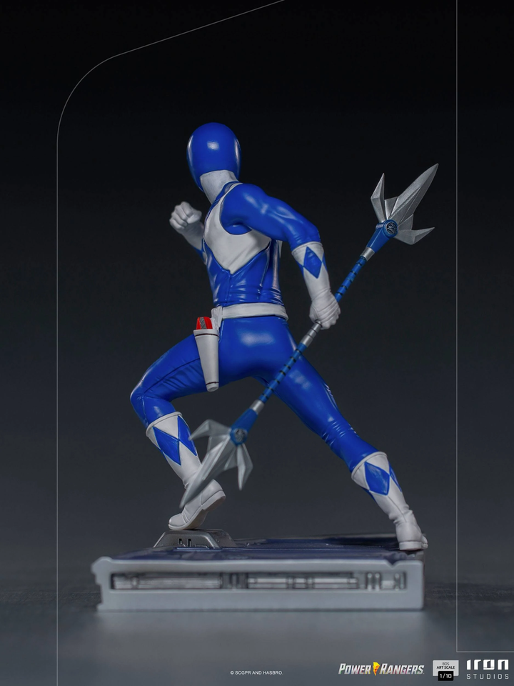 Iron Studios Power Rangers BDS Art Scale Statue 1-10 Blue Ranger, Infinity Collectables