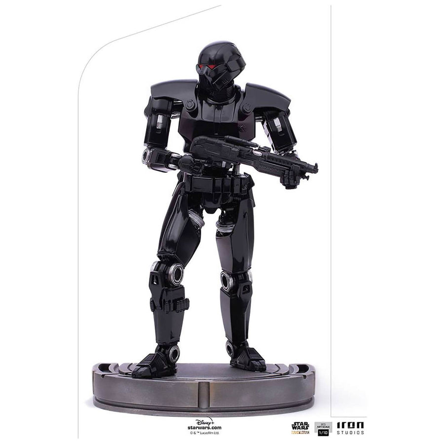 Iron Studios Star Wars The Mandalorian Art Scale Statue 1/10 Dark Trooper, Infinity Collectables , Uncategorized