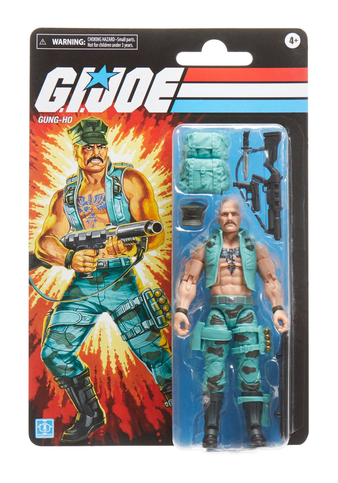 G.I. Joe Classified Series Retro Gung-Ho 6" Action Figure, Infinity Collectables