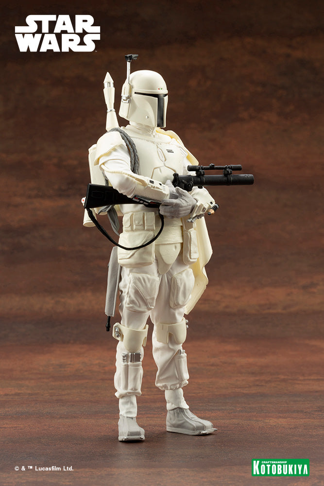 Star Wars ARTFX+ PVC 1/10 Scale Limited Edition Statue Boba Fett White Armor Version, Infinity Collectables , Uncategorized