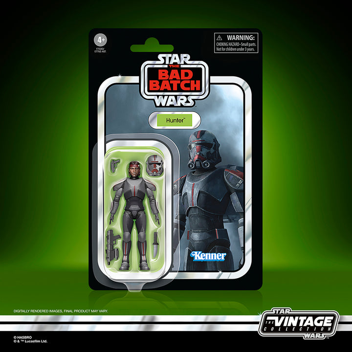 Star Wars The Vintage Collection Bad Batch Hunter Action Figure