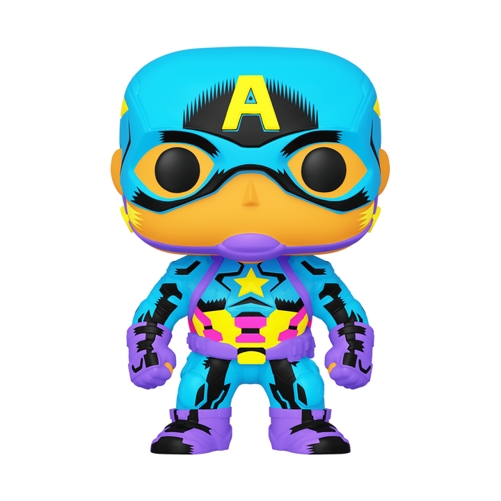Marvel Black Light Captain America Funko Pop! Vinyl Figure