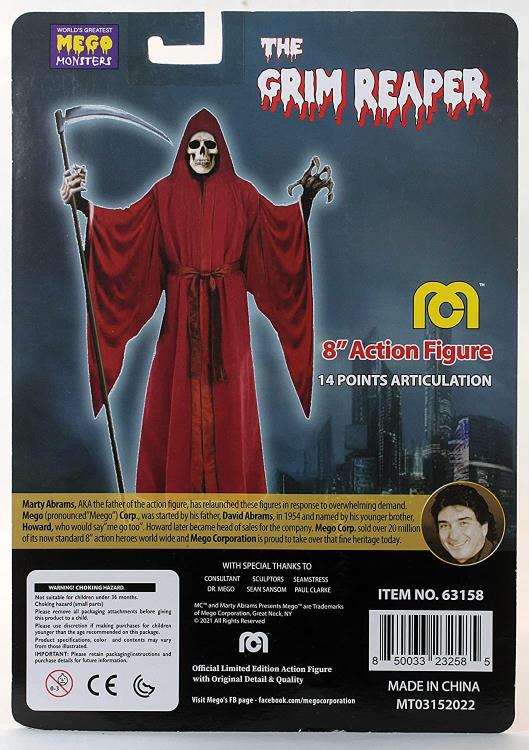 Grim Reaper 8" Mego Action Figure