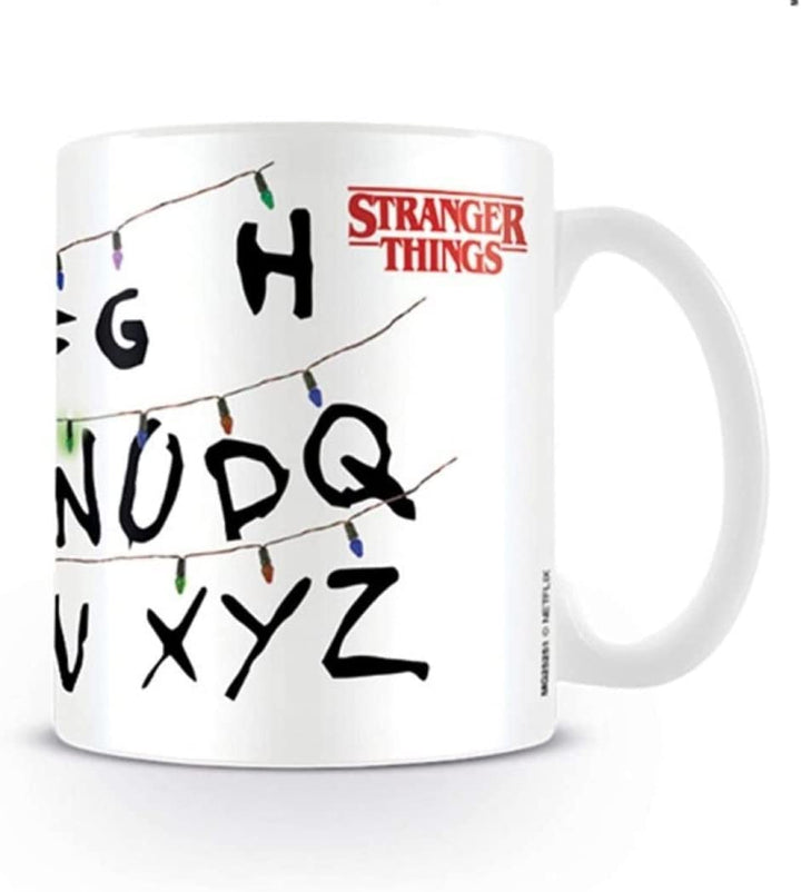 Stranger Things Alphabet Lights Ceramic Mug