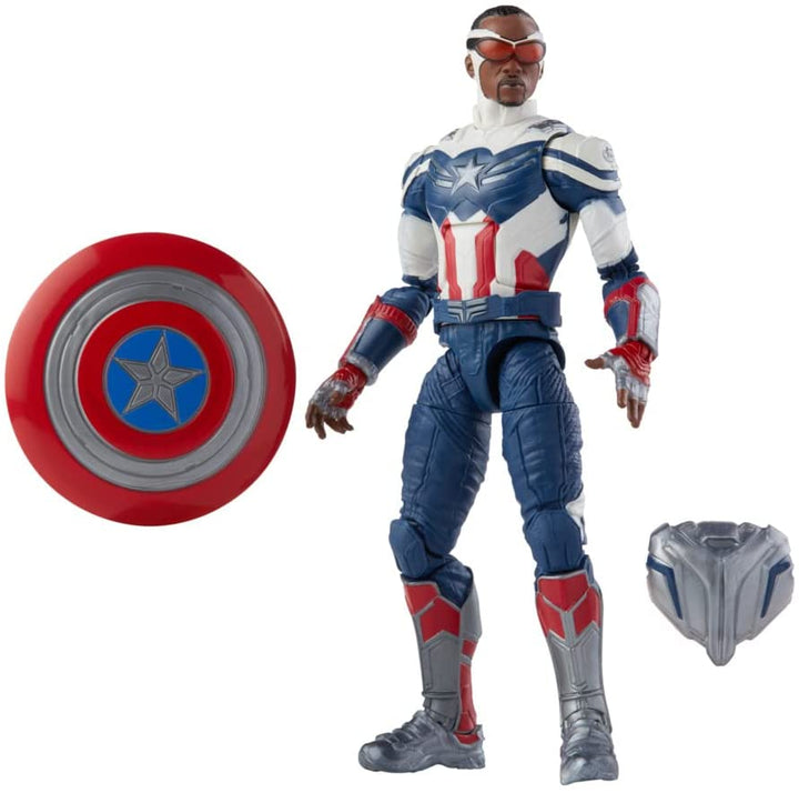 Hasbro Marvel Legends Series Avengers Captain America Sam Wilson 6" Action Figure, Infinity Collectables