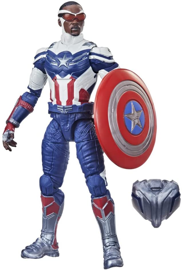 Hasbro Marvel Legends Series Avengers Captain America Sam Wilson 6" Action Figure, Infinity Collectables