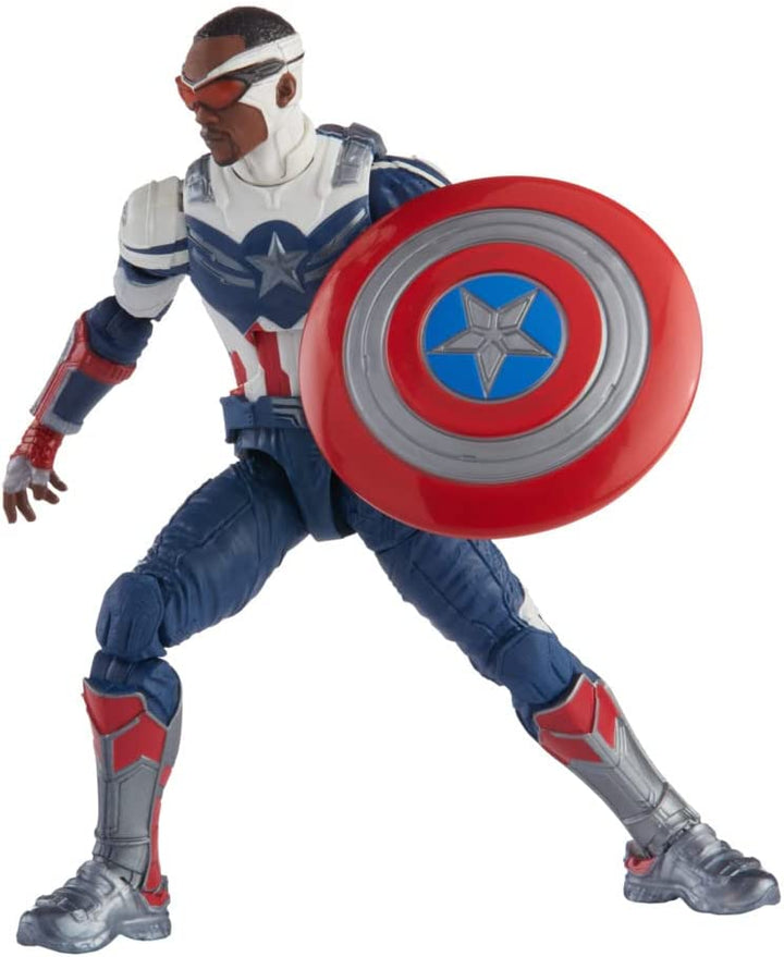 Hasbro Marvel Legends Series Avengers Captain America Sam Wilson 6" Action Figure, Infinity Collectables