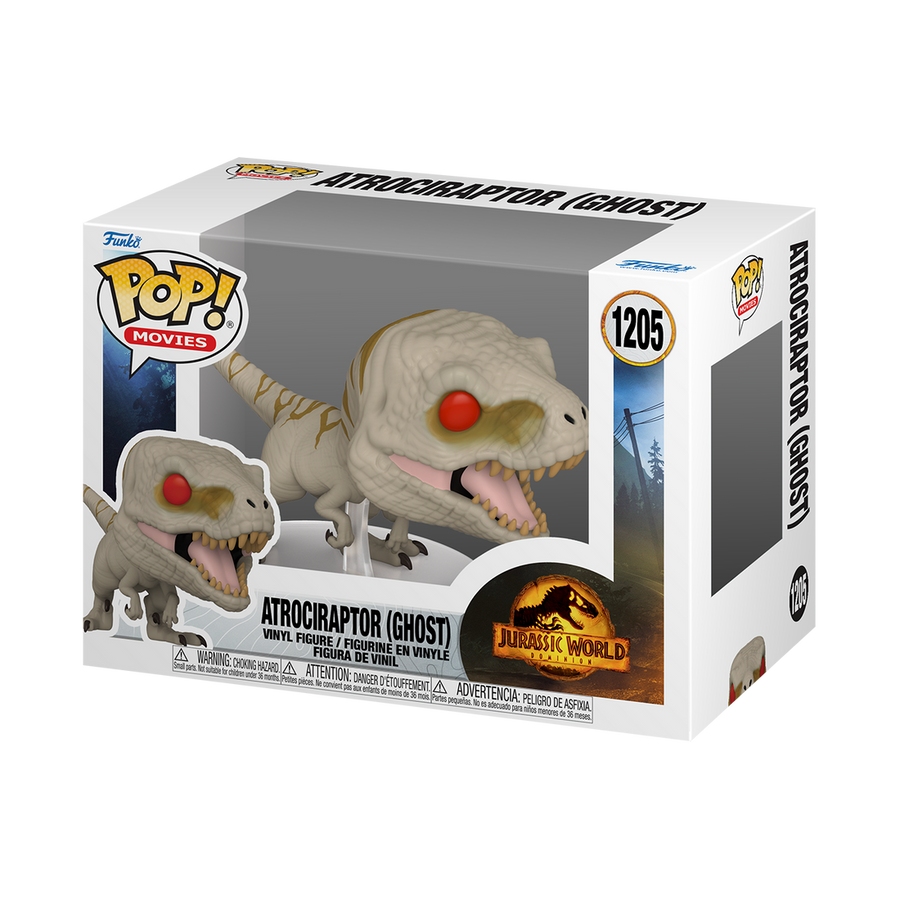 Jurassic World Dominion Atrociraptor (Ghost) Funko Pop! Vinyl Figure, Infinity Collectables