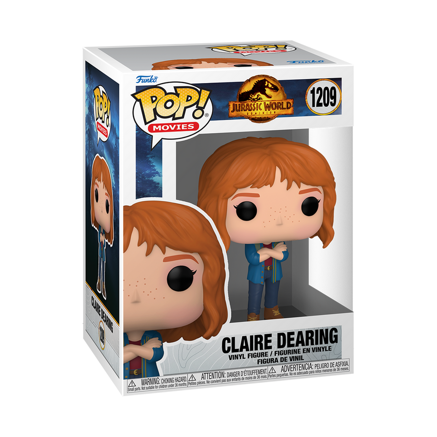 Jurassic World Dominion Claire Dearing Pop! Vinyl Figure, Infinity Collectables