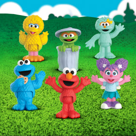 Sesame Street Neighbourhood Friends Poseable Figures 6 Pack