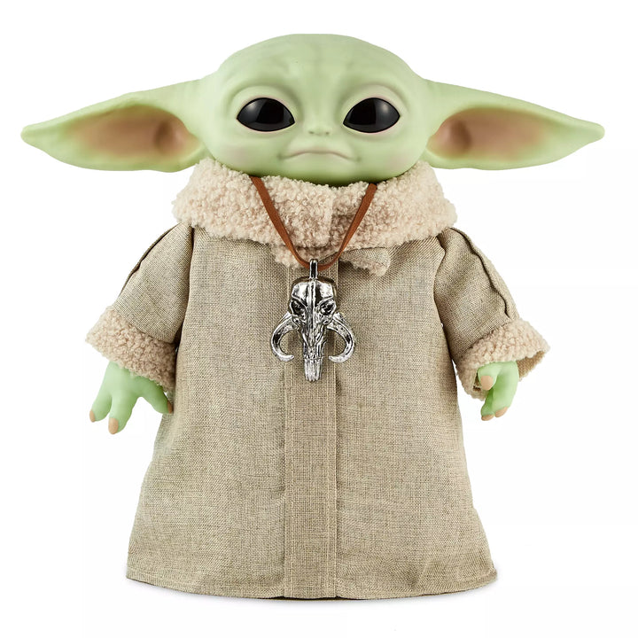 Star Wars Mandalorian The Child Baby Yoda Real Moves Plush, Infinity Collectables