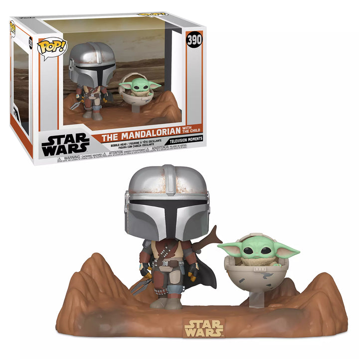 Mandalorian with the Child Star Wars The Mandalorian Funko POP! Vinyl Figure, Infinity Collectables , Uncategorized